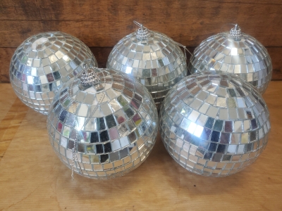 Small Hanging Glitter Balls