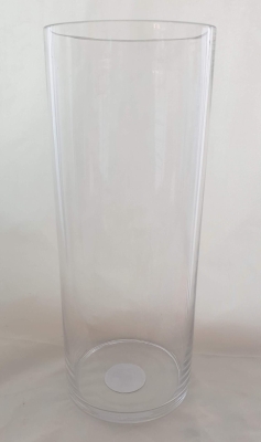 Tall Clear Glass Cylinder Vases