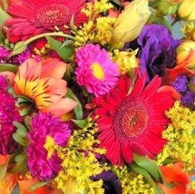 Florist Choice vibrant handtied