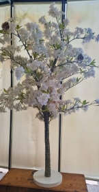 Artificial White Blossom Tree