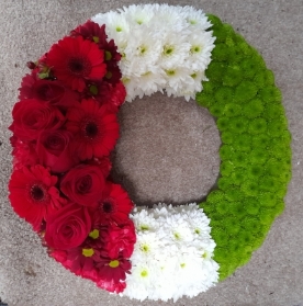 Multi coloured Wreath