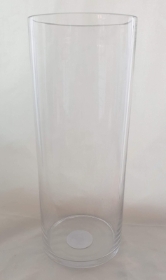 Tall Clear Glass Cylinder Vases